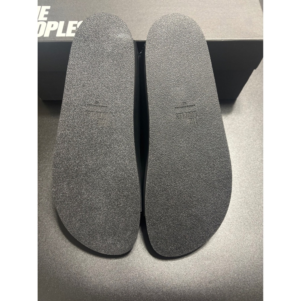 The Kooples NEW Slides Sandals Buckle Accents Black FR 42/U8 - Picture 6 of 10